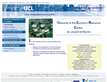 Tablet Screenshot of cyc.ucl.ac.be