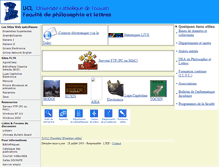 Tablet Screenshot of castor.fltr.ucl.ac.be