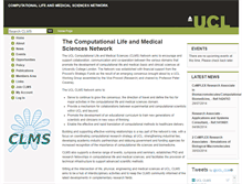 Tablet Screenshot of clms.ucl.ac.uk