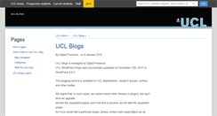 Desktop Screenshot of blogs.ucl.ac.uk